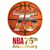 美国职业篮球联赛75周年纪念Logo